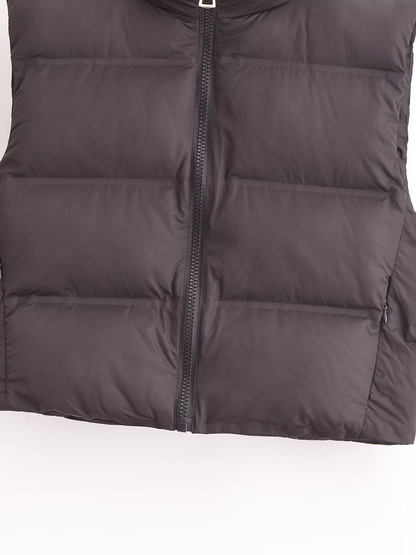 Cotton Padded Zipper Vest