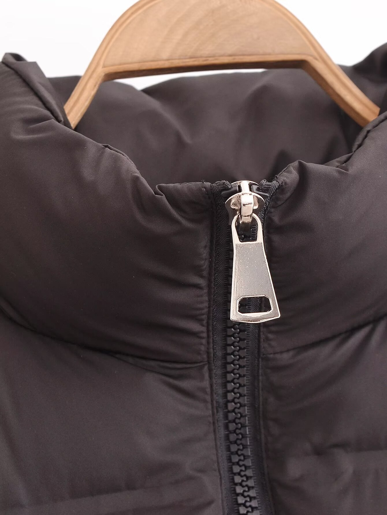 Cotton Padded Zipper Vest