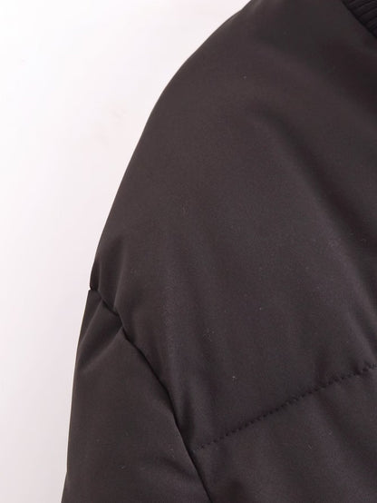 Thread-Decorated Long-Sleeve Padded Jacket