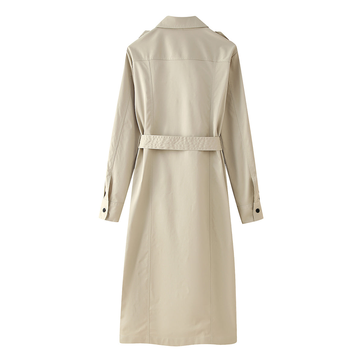 Trench Waistband Dress Coat