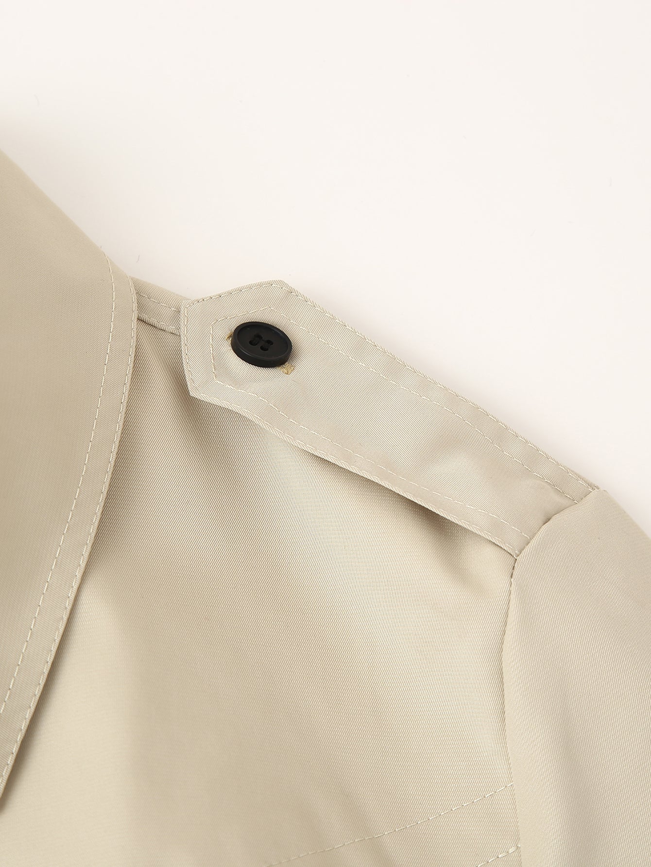 Trench Waistband Dress Coat