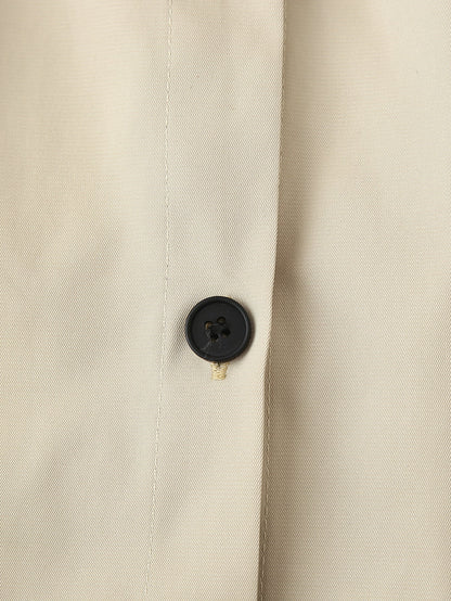 Trench Waistband Dress Coat
