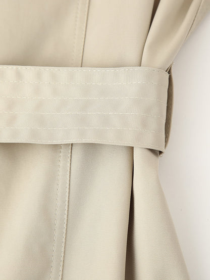 Trench Waistband Dress Coat