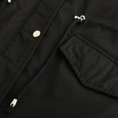 Fur Collar Fleece Cotton-Padded Parkas