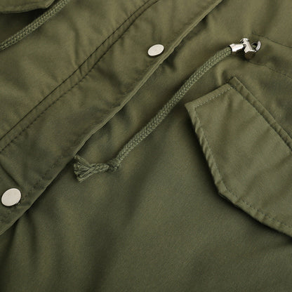 Fur Collar Fleece Cotton-Padded Parkas