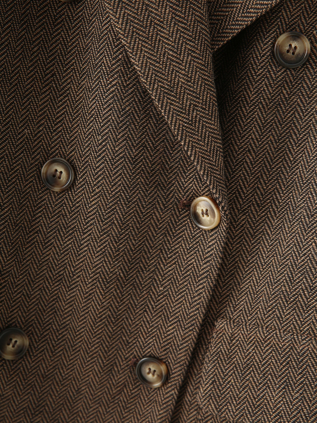 Herringbone Long Coat