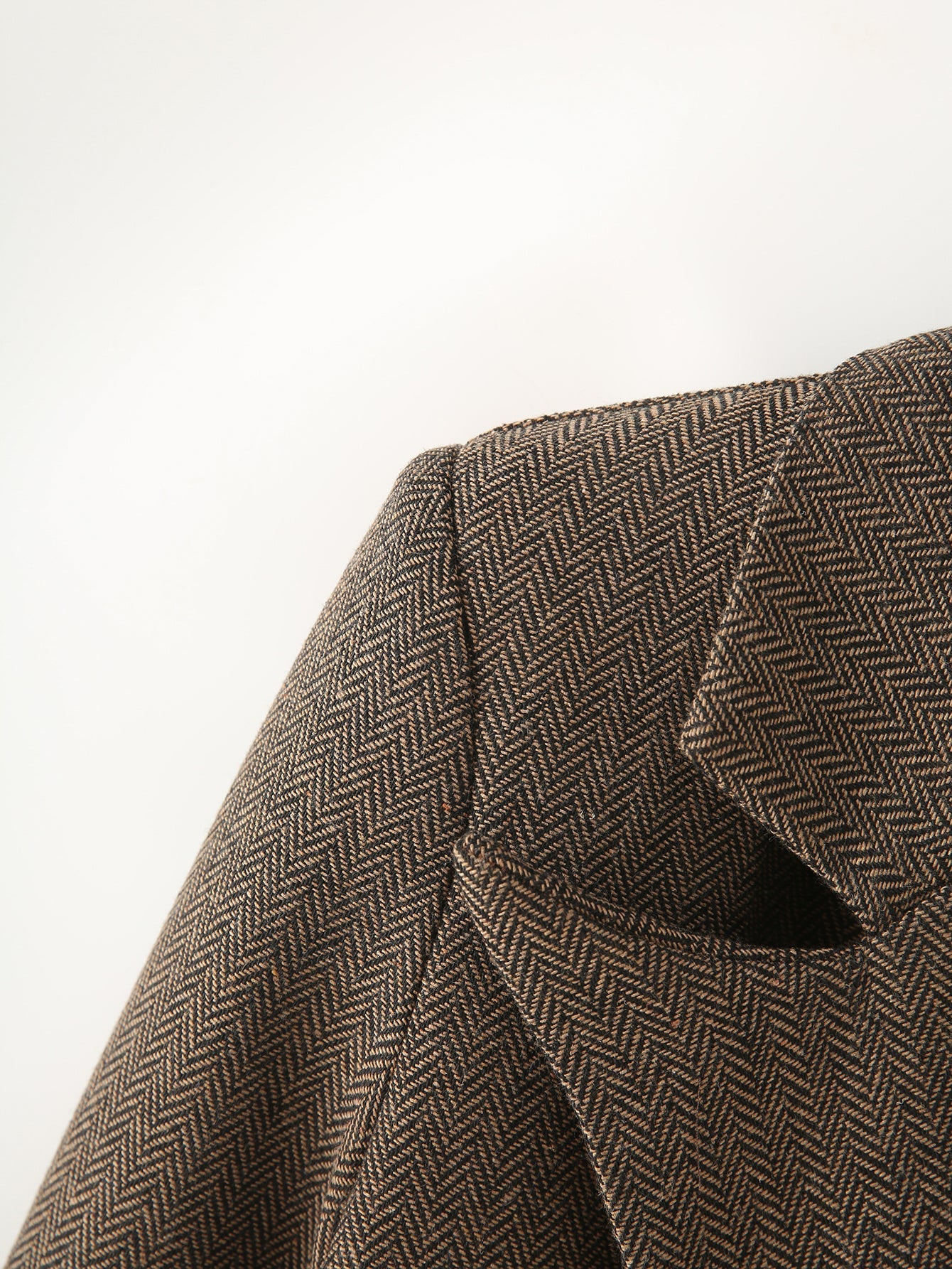 Herringbone Long Coat