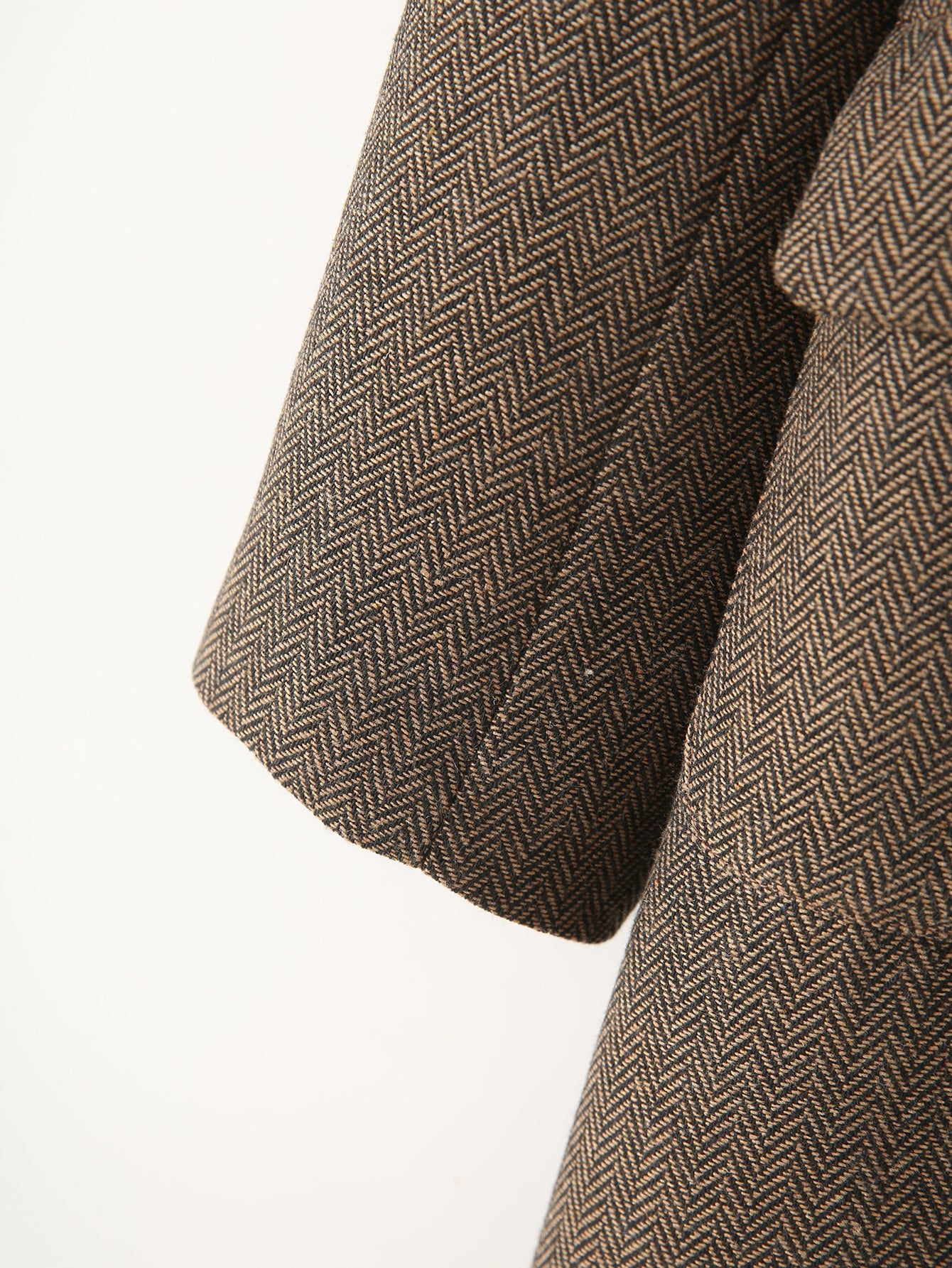 Herringbone Long Coat