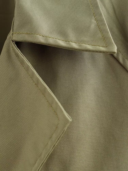 Collared Double Breasted Casual Jacket