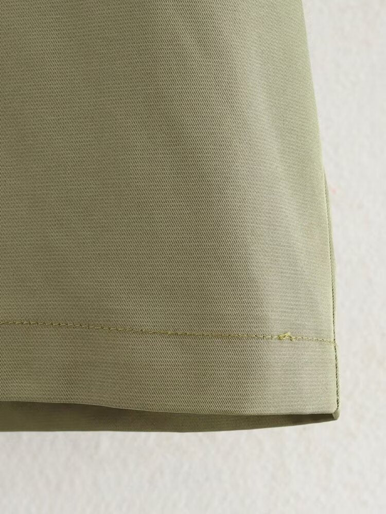 Collared Double Breasted Casual Jacket