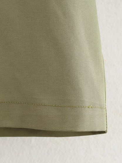 Collared Double Breasted Casual Jacket