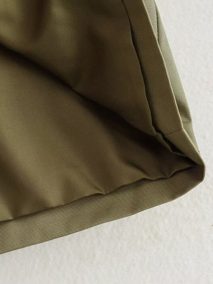 Collared Double Breasted Casual Jacket