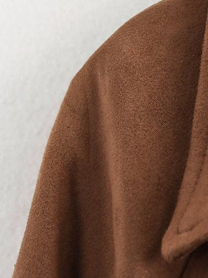 Double Button Long Trench Coat Jacket