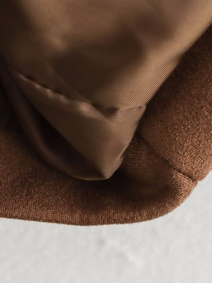 Double Button Long Trench Coat Jacket