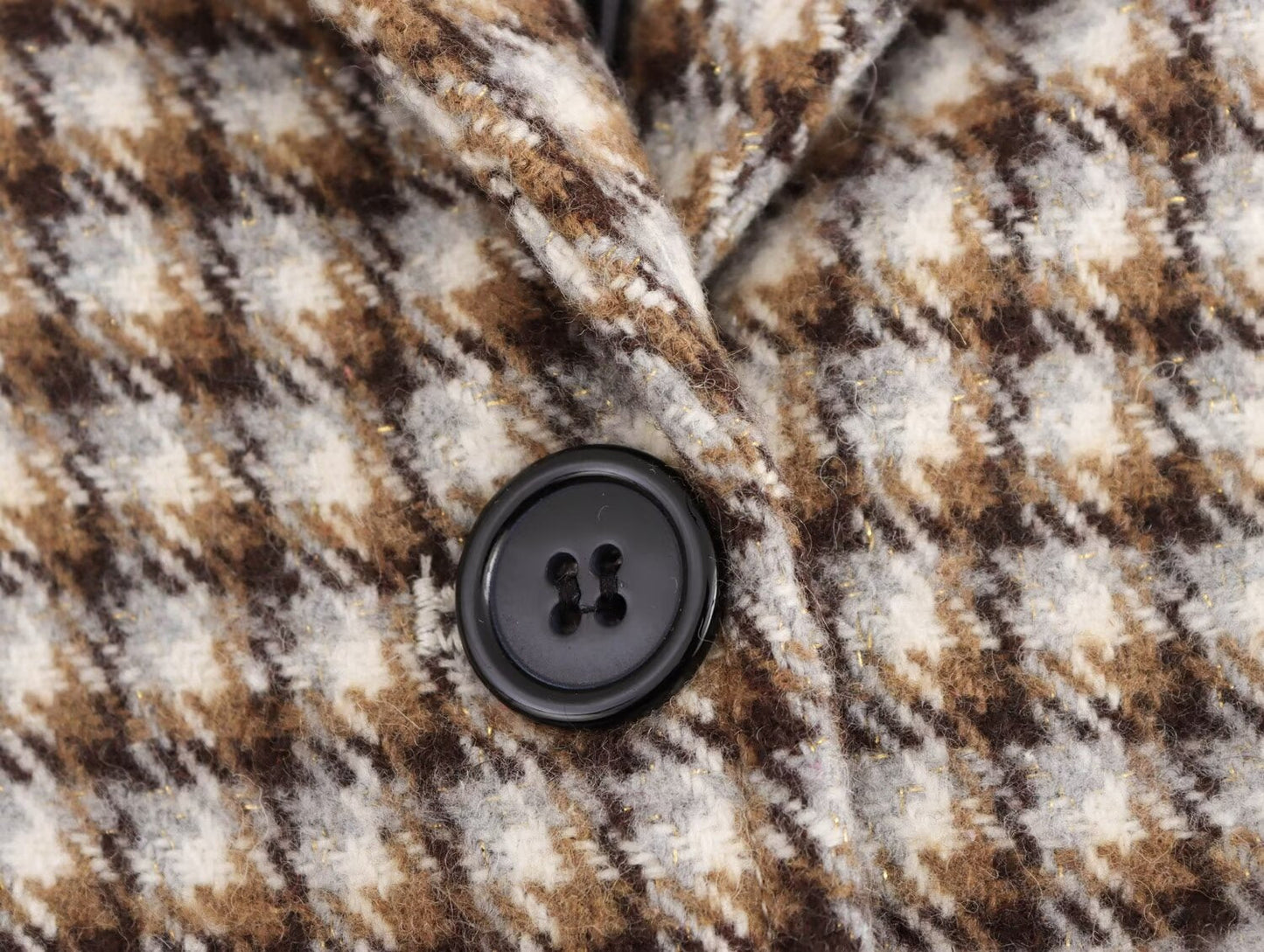 Plaid Long Overcoat Outerwear