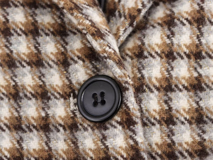 Plaid Long Overcoat Outerwear