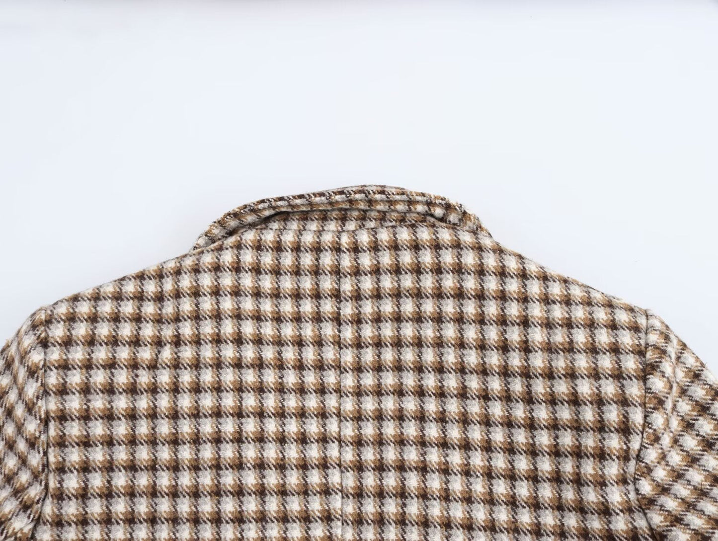 Plaid Long Overcoat Outerwear