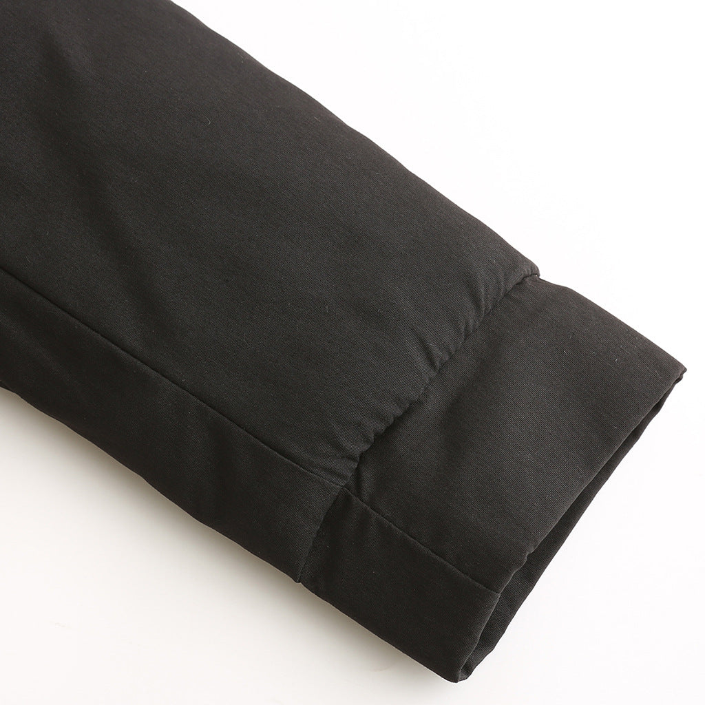 Fur Collar Fleece Cotton-Padded Parkas