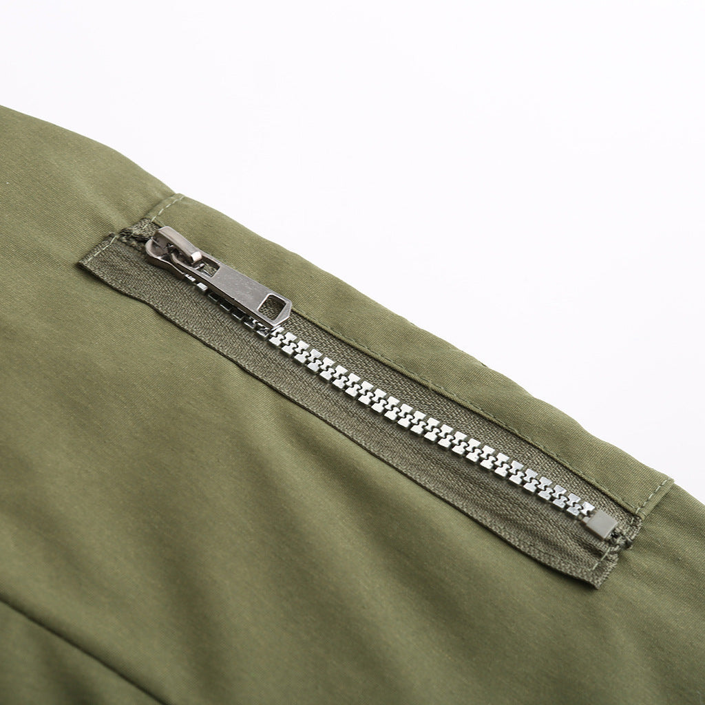 Fur Collar Fleece Cotton-Padded Parkas