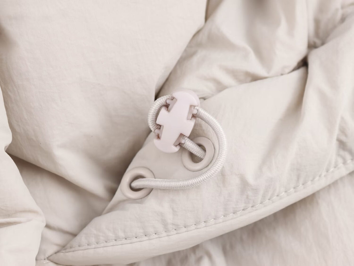 Hooded Long-Sleeve Cotton Jacket