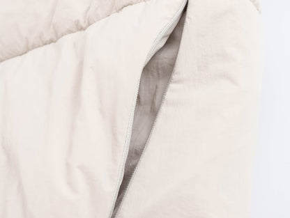 Hooded Long-Sleeve Cotton Jacket