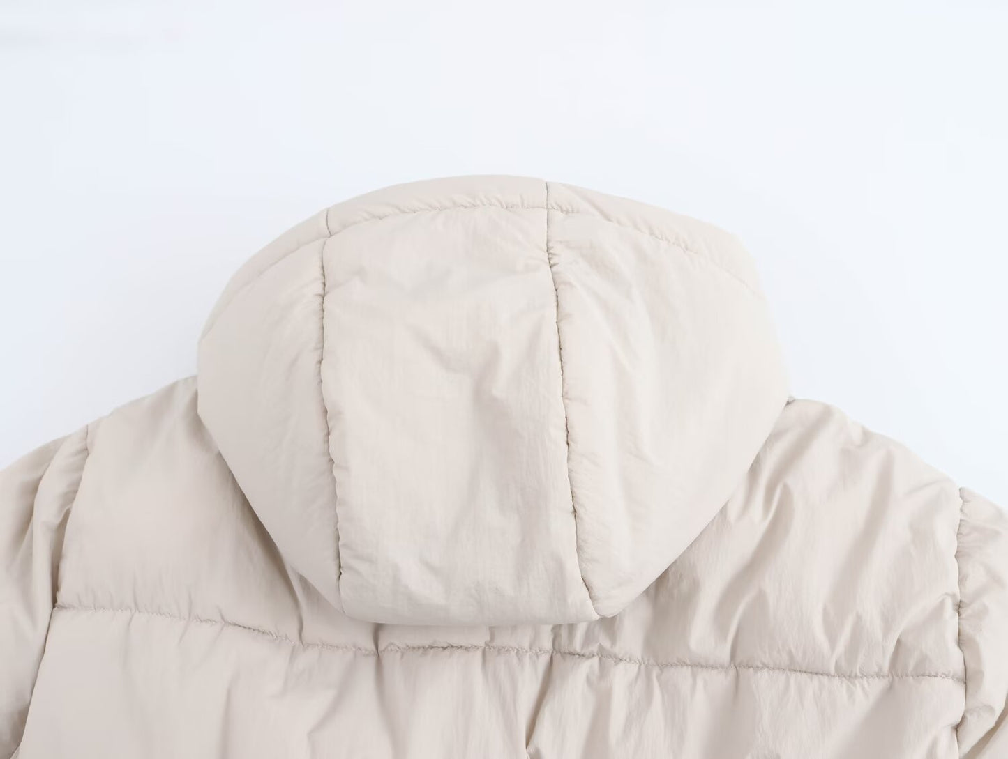 Hooded Long-Sleeve Cotton Jacket