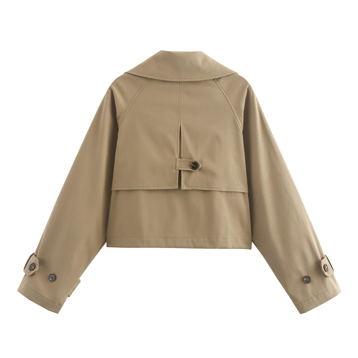 Simple Trench Short Jacket