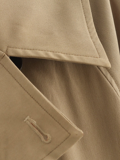 Simple Trench Short Jacket