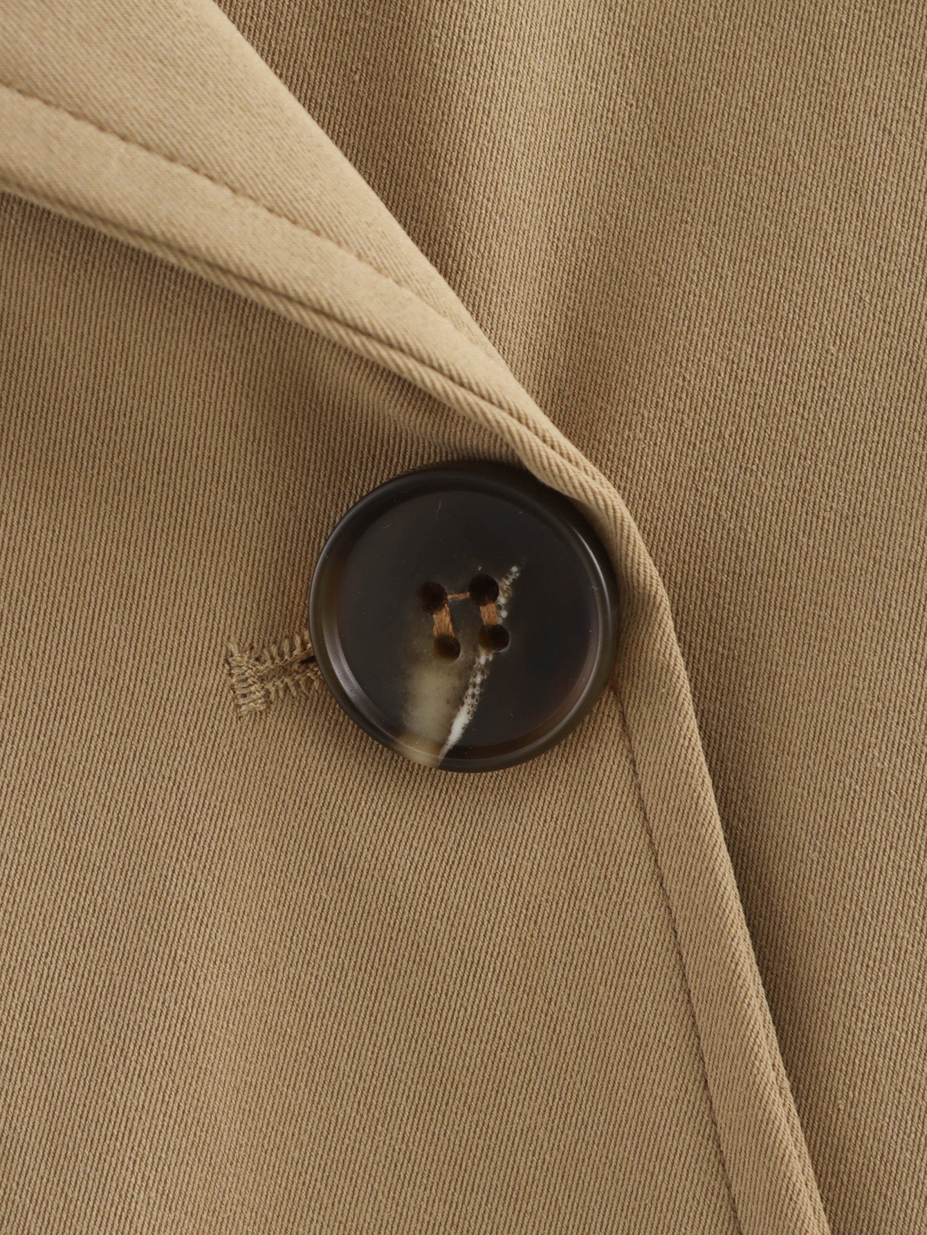 Simple Trench Short Jacket