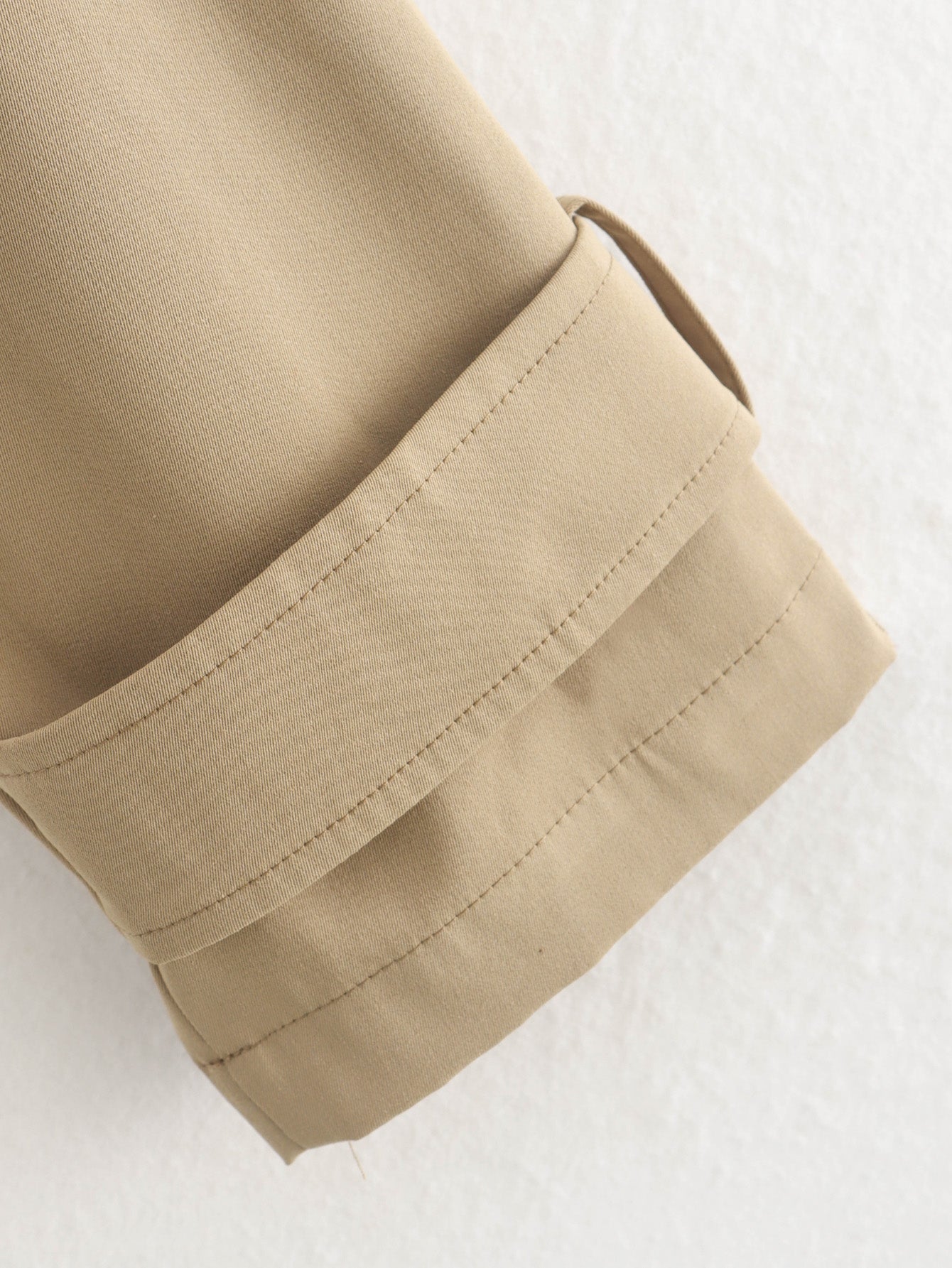 Simple Trench Short Jacket