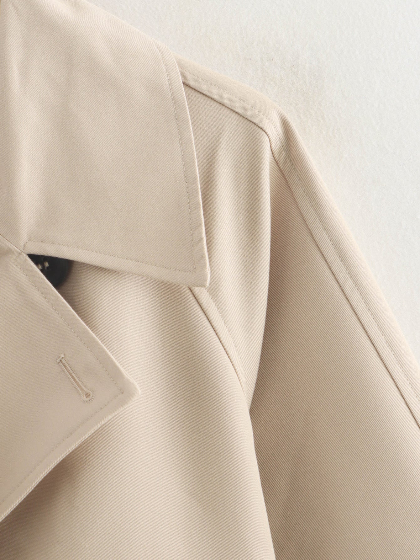 Simple Trench Short Jacket