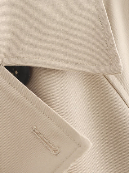 Simple Trench Short Jacket