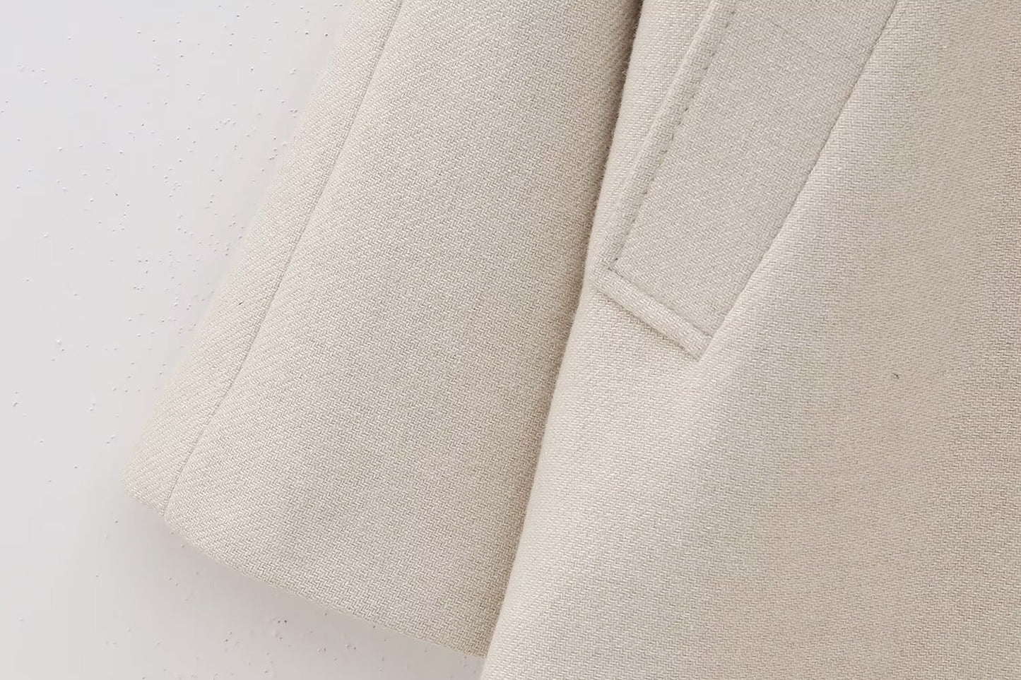 Blended Fur Collar Jacket