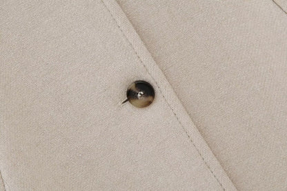 Blended Fur Collar Jacket