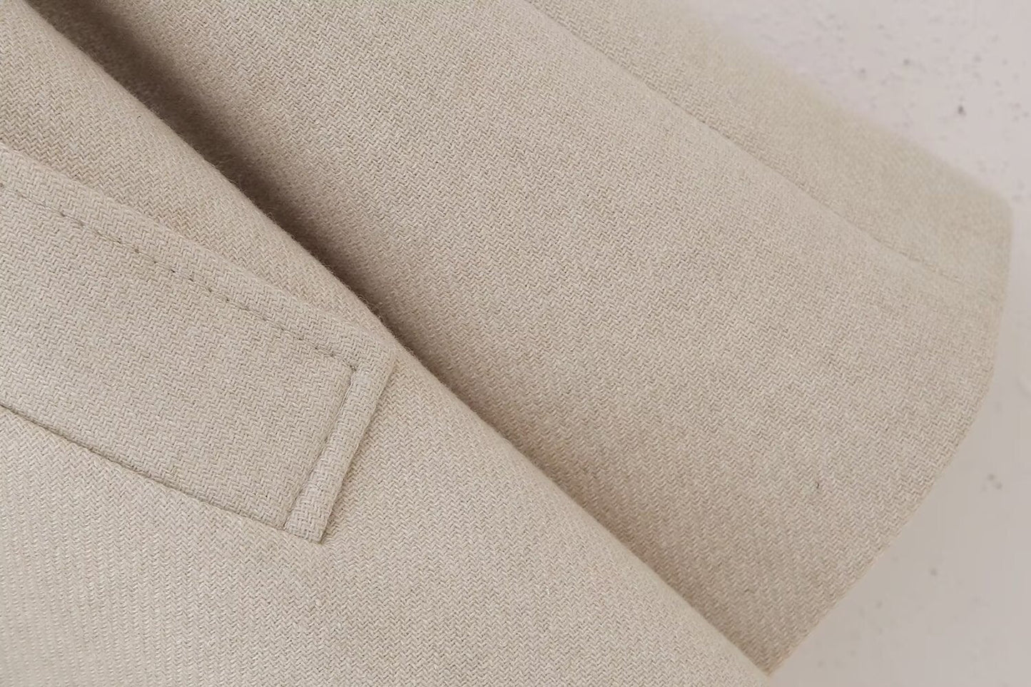 Blended Fur Collar Jacket