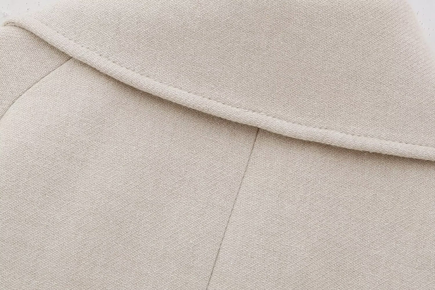 Blended Fur Collar Jacket