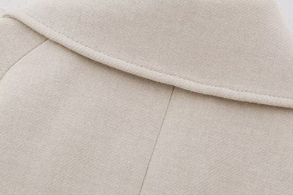 Blended Fur Collar Jacket