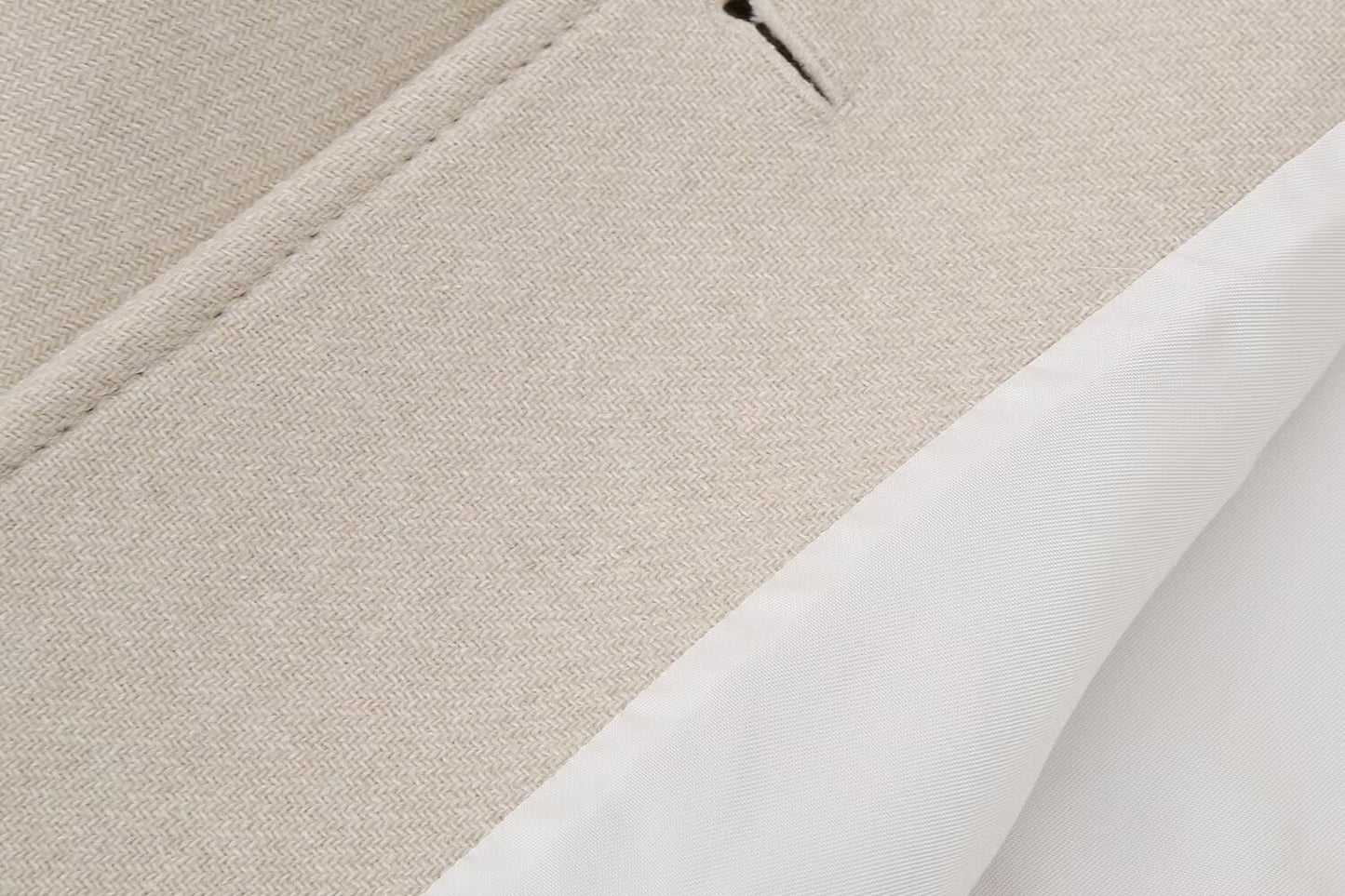 Blended Fur Collar Jacket