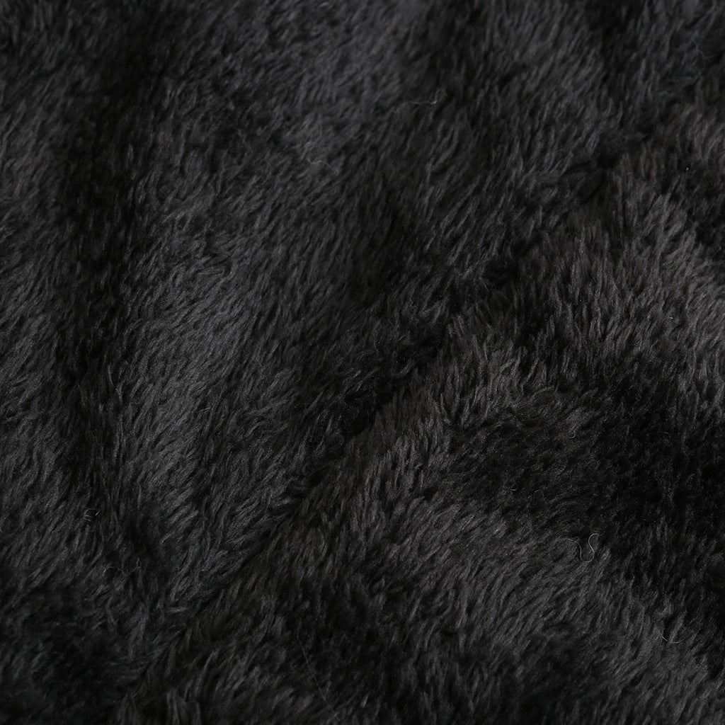 Fur Collar Fleece Cotton-Padded Parkas