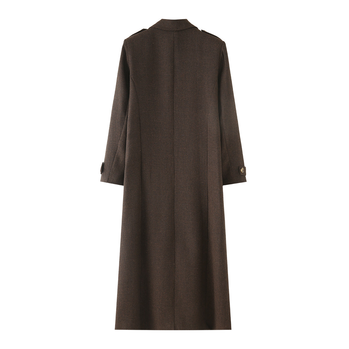 Herringbone Twill Long Coat
