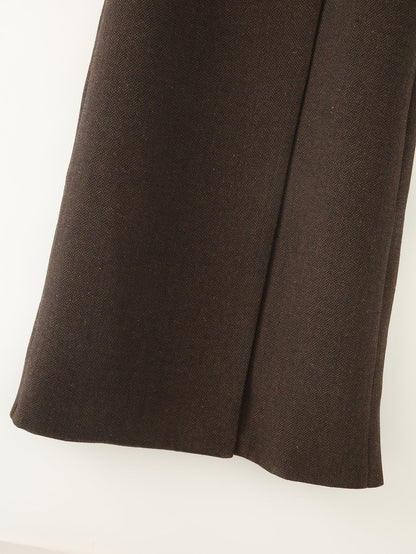 Herringbone Twill Long Coat