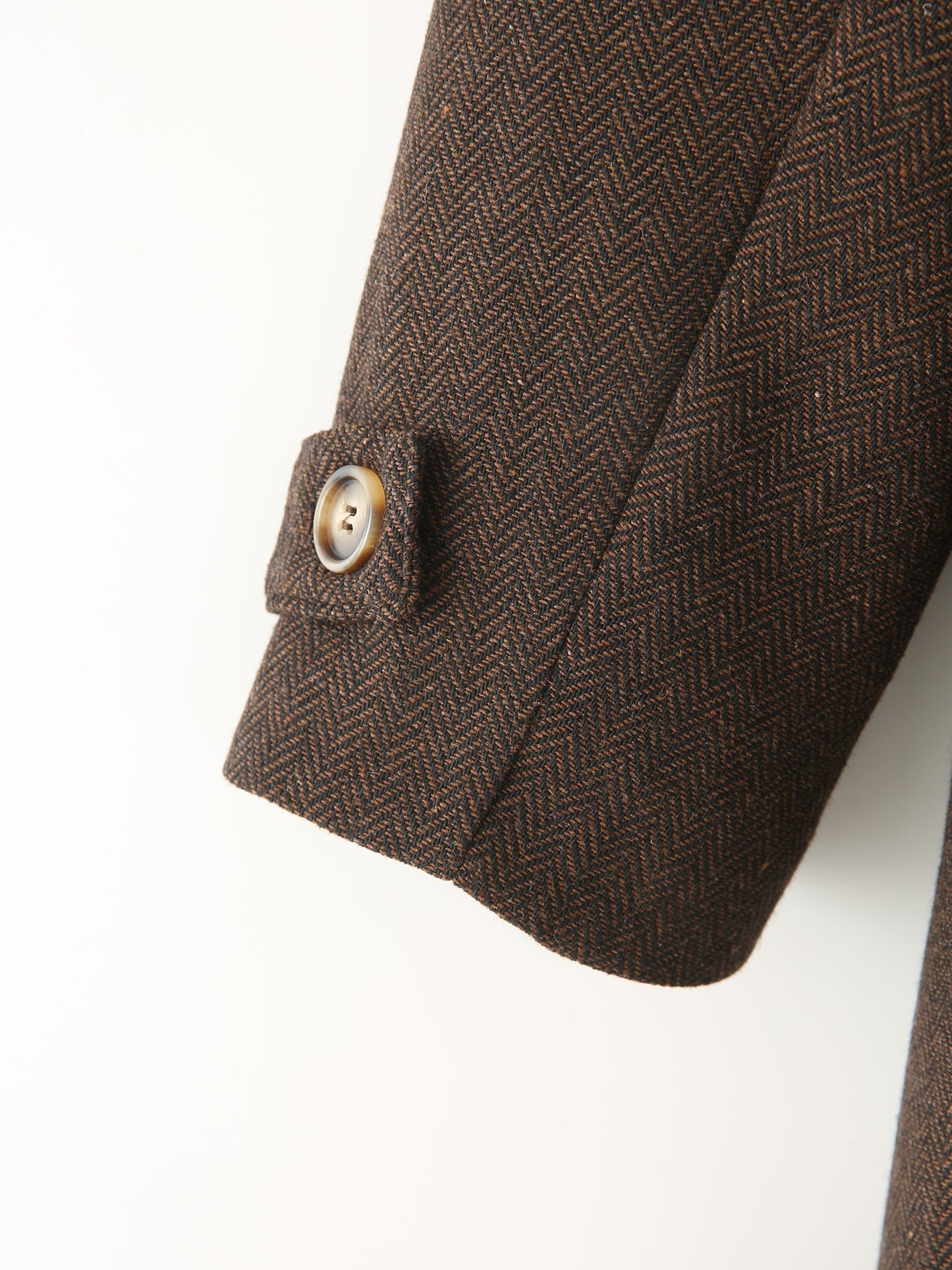 Herringbone Twill Long Coat