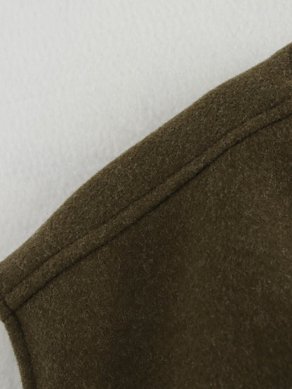 Sleeveless Pleated Loose Vest Coat