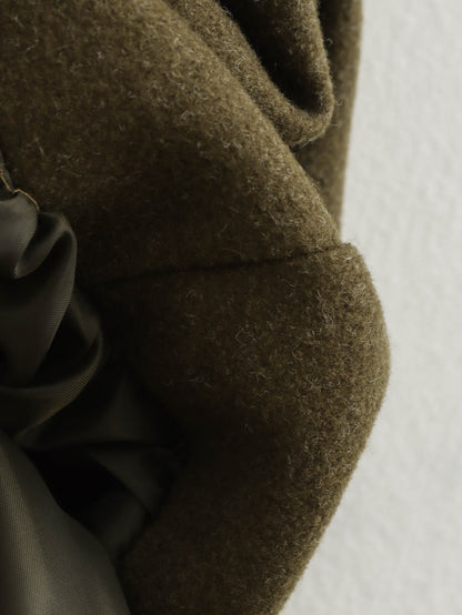 Sleeveless Pleated Loose Vest Coat