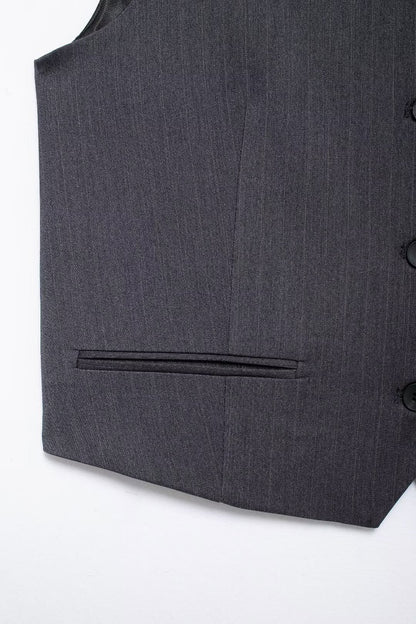 Striped Belted Blazer Vest