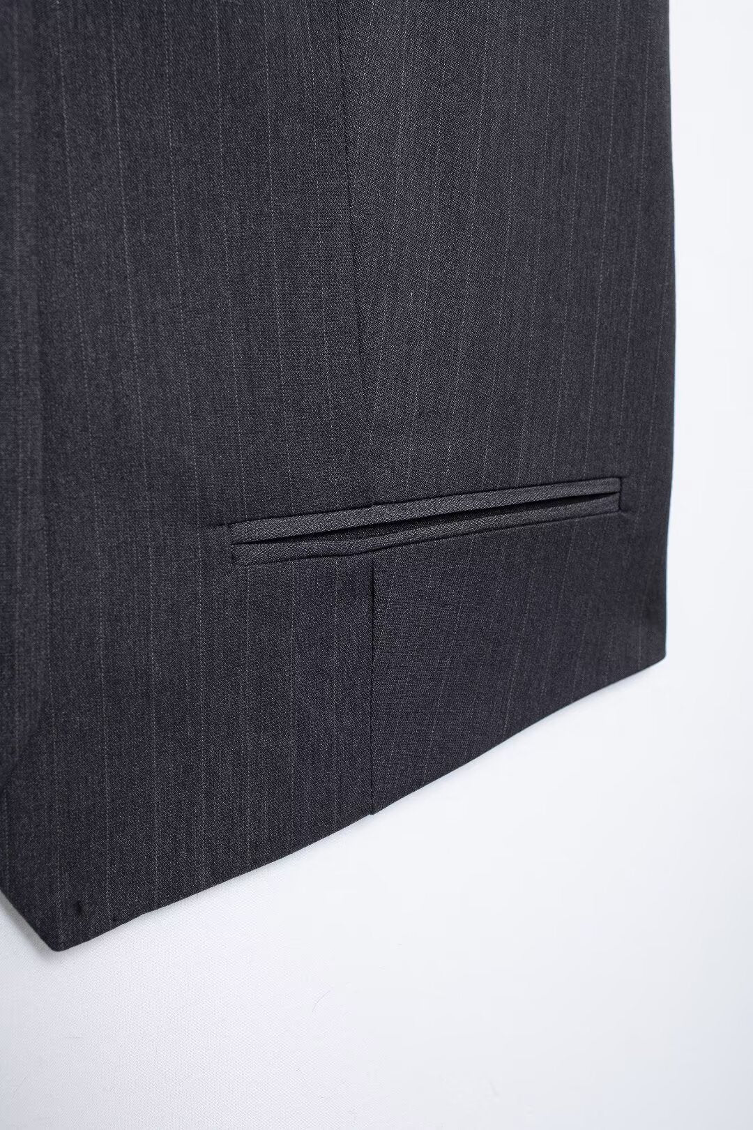 Striped Belted Blazer Vest