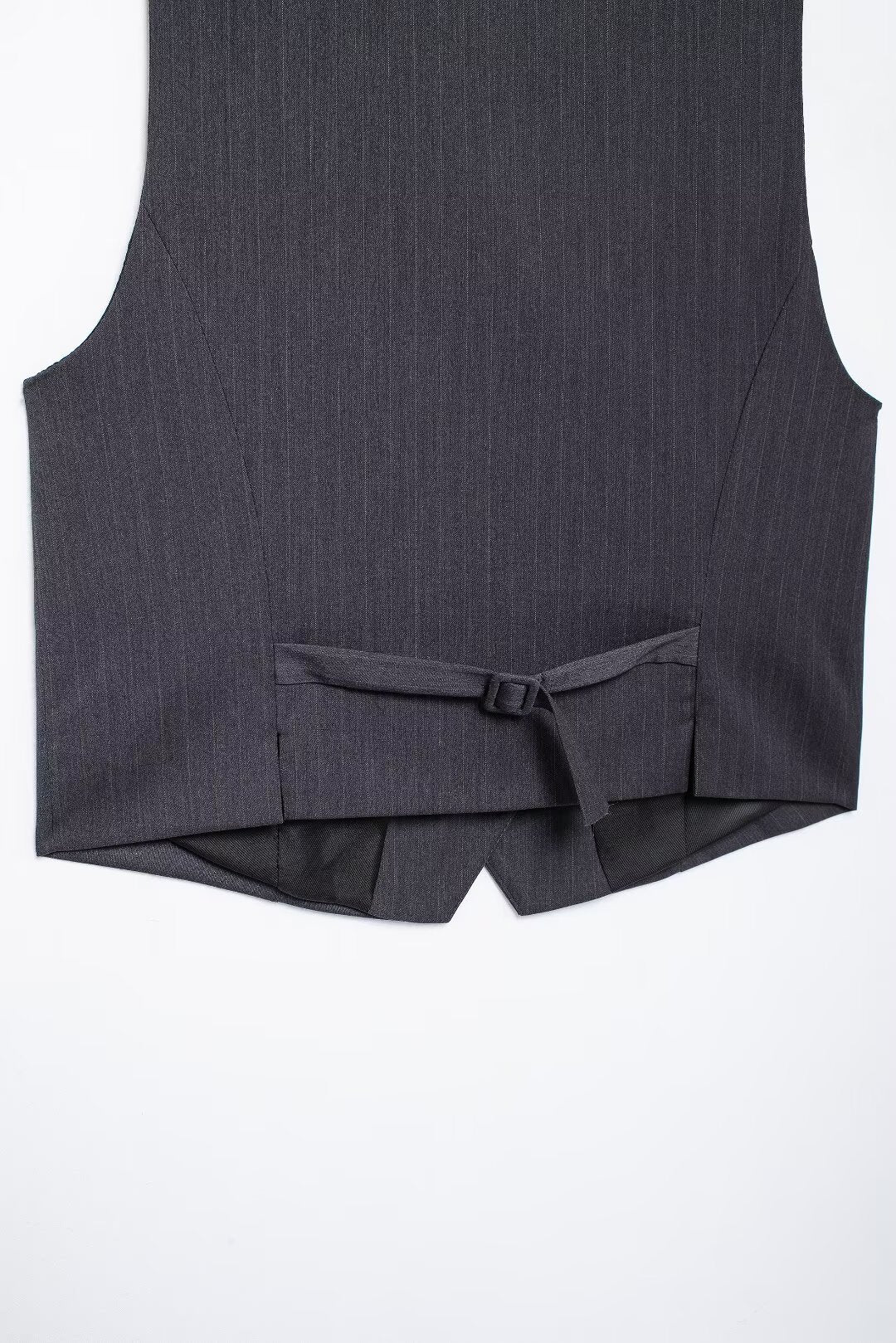 Striped Belted Blazer Vest