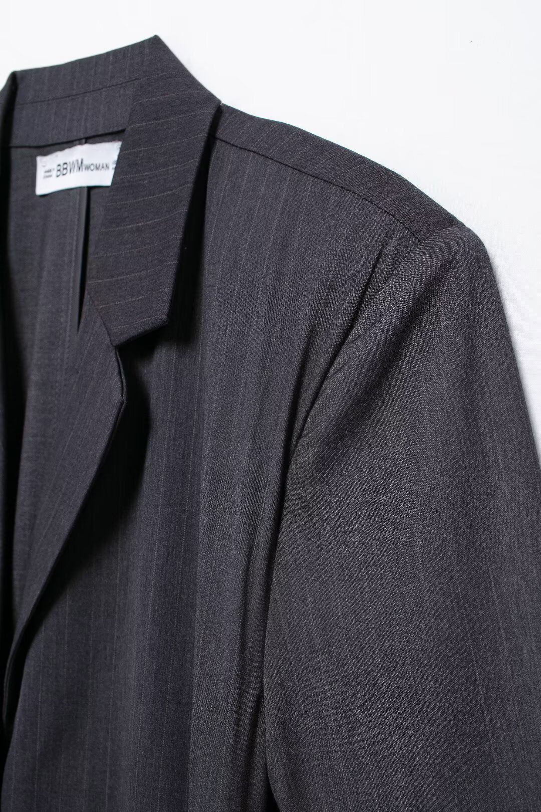 Belted Stripe Blazer