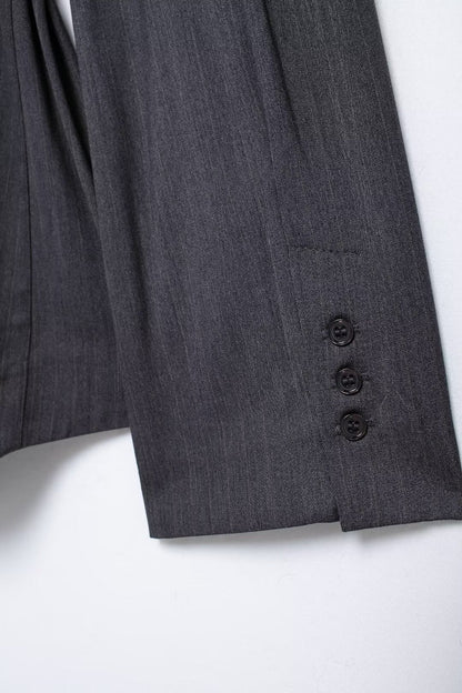 Belted Stripe Blazer