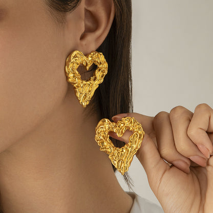 Fashion Metal Love Earrings